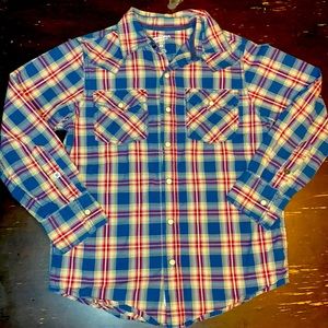 Arizona Jean Co. Long Sleeve Collar Plaid M(8)